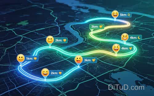 手绘地图,标注全球每一寸思念的坐标